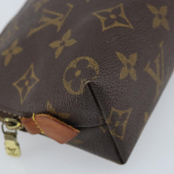 LOUIS VUITTON Monogram Pochette Cosmetic PM Pouch M43998 LV Auth 155787