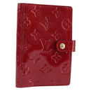 LOUIS VUITTON Vernis Agenda PM Day Planner Pomme D'amour R21016 LV Auth 155789A-1