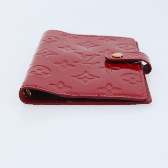LOUIS VUITTON Vernis Agenda PM Day Planner Pomme D'amour R21016 LV Auth 155789A