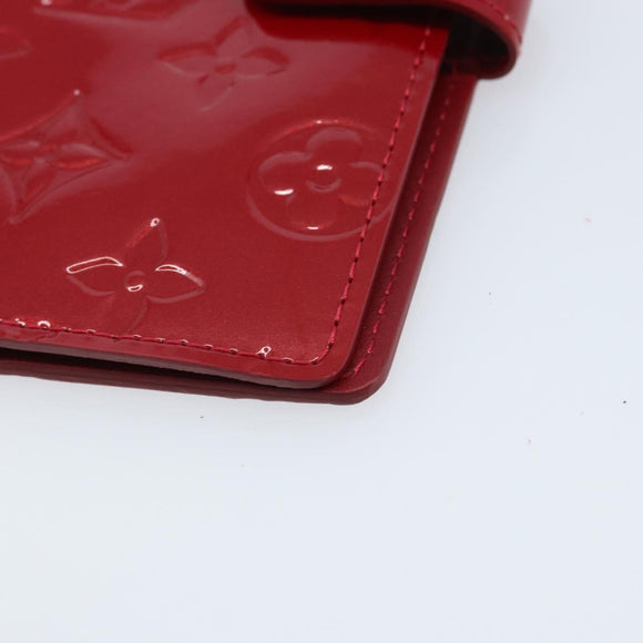 LOUIS VUITTON Vernis Agenda PM Day Planner Pomme D'amour R21016 LV Auth 155789A