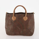 Salvatore Ferragamo Etro Loewe Bag PVC Suede Leather 5 Set Black Auth 155799-25