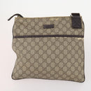 GUCCI GG Canvas Tote Bag PVC 5 Set Red Beige Navy Auth 155802-12