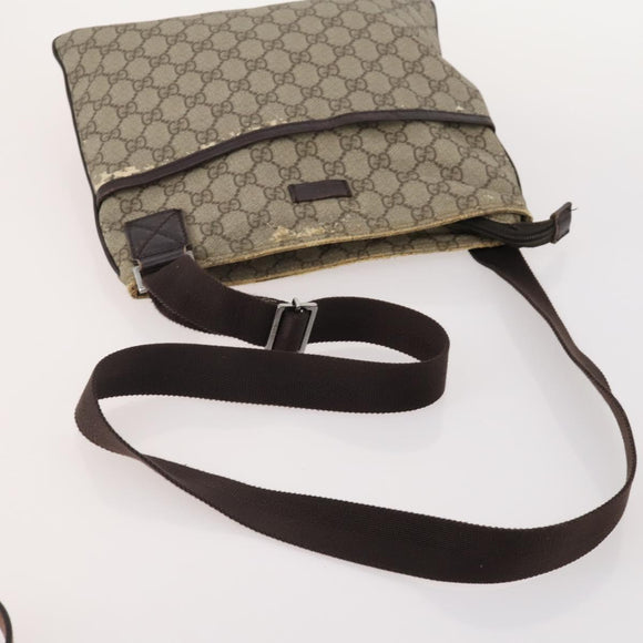 GUCCI GG Canvas Tote Bag PVC 5 Set Red Beige Navy Auth 155802