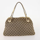 GUCCI GG Canvas Tote Bag PVC 5 Set Red Beige Navy Auth 155802-18