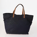 GUCCI GG Canvas Tote Bag PVC 5 Set Red Beige Navy Auth 155802-3