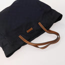 GUCCI GG Canvas Tote Bag PVC 5 Set Red Beige Navy Auth 155802-4