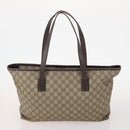 GUCCI GG Canvas Tote Bag PVC 5 Set Red Beige Navy Auth 155802-8