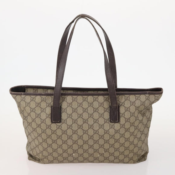 GUCCI GG Canvas Tote Bag PVC 5 Set Red Beige Navy Auth 155802