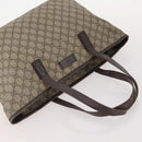 GUCCI GG Canvas Tote Bag PVC 5 Set Red Beige Navy Auth 155802-9