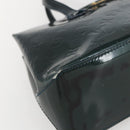 LOUIS VUITTON Monogram Vernis Wilshire PM Bag Blue Infini M91451 LV Auth 155900-14