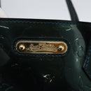 LOUIS VUITTON Monogram Vernis Wilshire PM Bag Blue Infini M91451 LV Auth 155900-17