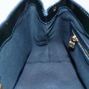 LOUIS VUITTON Monogram Vernis Wilshire PM Bag Blue Infini M91451 LV Auth 155900-20