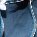 LOUIS VUITTON Monogram Vernis Wilshire PM Bag Blue Infini M91451 LV Auth 155900-21