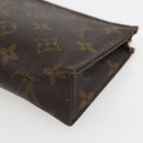 LOUIS VUITTON Monogram Poche Toilette 15 Pouch M47546 LV Auth 155905-15