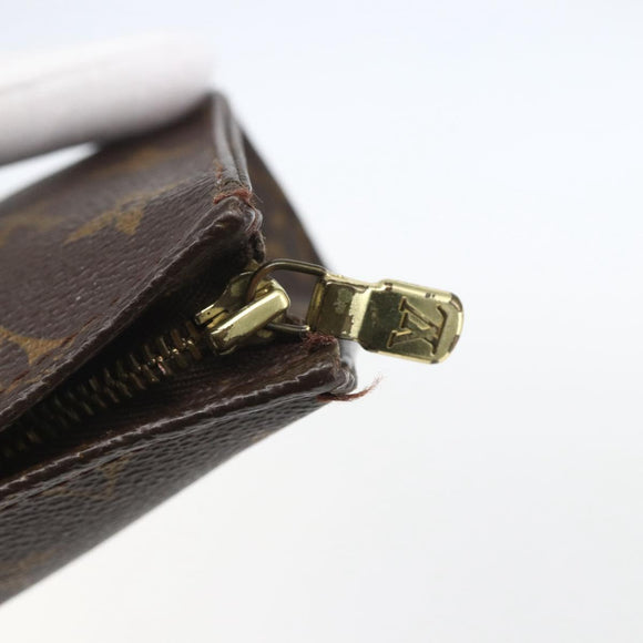 LOUIS VUITTON Monogram Poche Toilette 15 Pouch M47546 LV Auth 155905