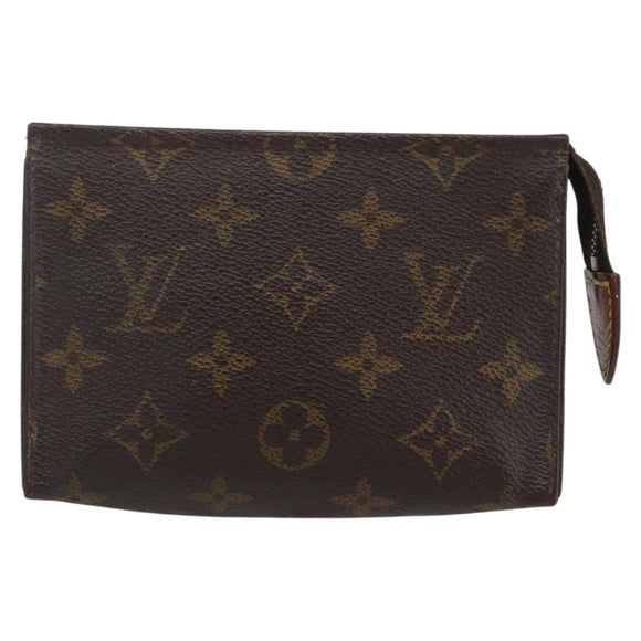 LOUIS VUITTON Monogram Poche Toilette 15 Pouch M47546 LV Auth 155905