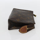 LOUIS VUITTON Monogram Poche Toilette 15 Pouch M47546 LV Auth 155905-4