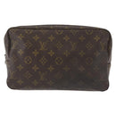 LOUIS VUITTON Monogram Trousse Toilette 28 Clutch Bag M47522 LV Auth 155906-13