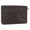 LOUIS VUITTON Monogram Pochette Homme Clutch Bag M51795 LV Auth 155907-1