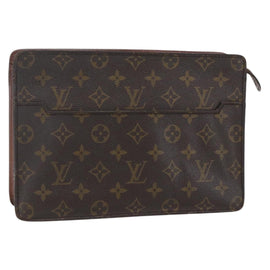 LOUIS VUITTON Monogram Pochette Homme Clutch Bag M51795 LV Auth 155907