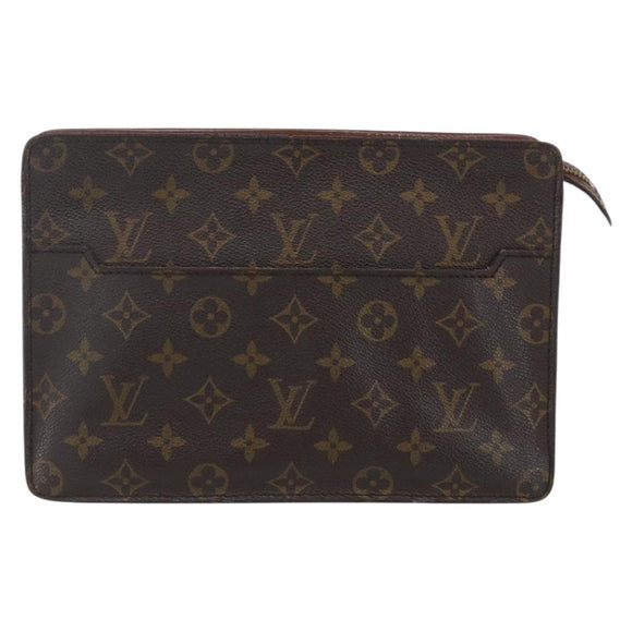 LOUIS VUITTON Monogram Pochette Homme Clutch Bag M51795 LV Auth 155907