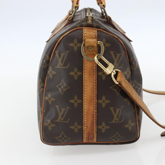 LOUIS VUITTON Monogram Speedy Bandouliere 25 Hand Bag 2way M45948 LV Auth 155911