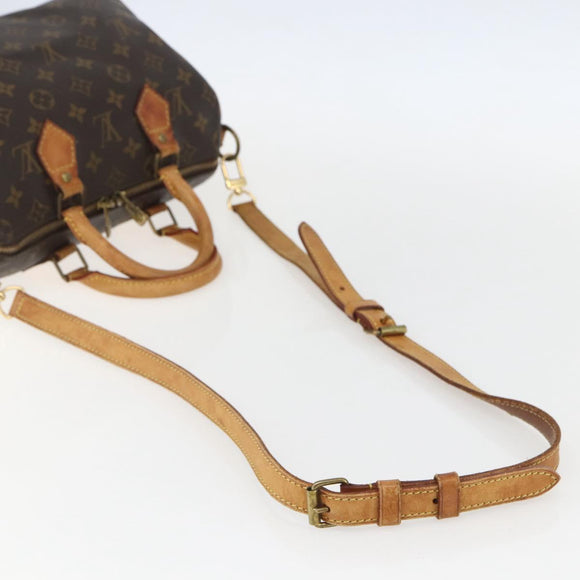 LOUIS VUITTON Monogram Speedy Bandouliere 25 Hand Bag 2way M45948 LV Auth 155911