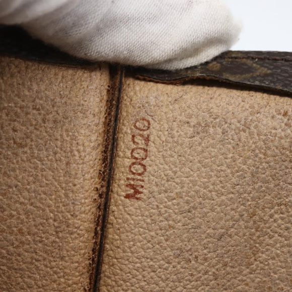 LOUIS VUITTON Monogram Sac Plat Hand Bag M51140 LV Auth 155912