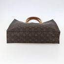 LOUIS VUITTON Monogram Sac Plat Hand Bag M51140 LV Auth 155912-5