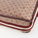 LOUIS VUITTON Monogram Mini Besace Mary Kate Shoulder Bag Red M92321 Auth 155914-15