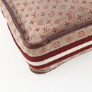 LOUIS VUITTON Monogram Mini Besace Mary Kate Shoulder Bag Red M92321 Auth 155914-16