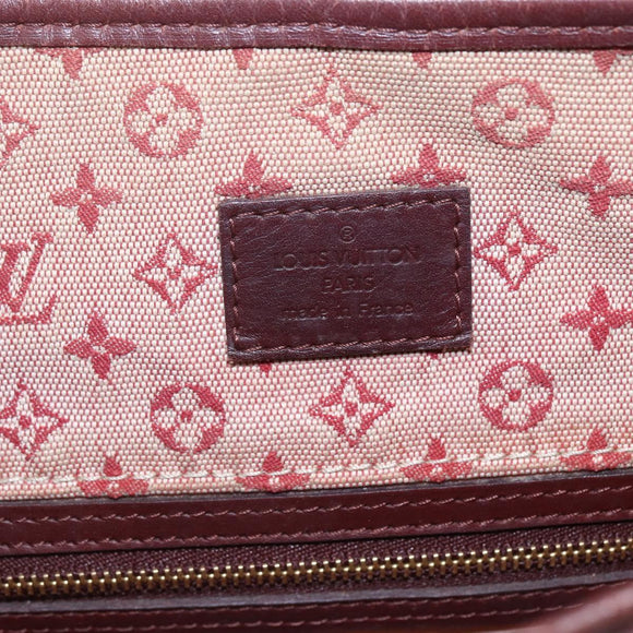 LOUIS VUITTON Monogram Mini Besace Mary Kate Shoulder Bag Red M92321 Auth 155914
