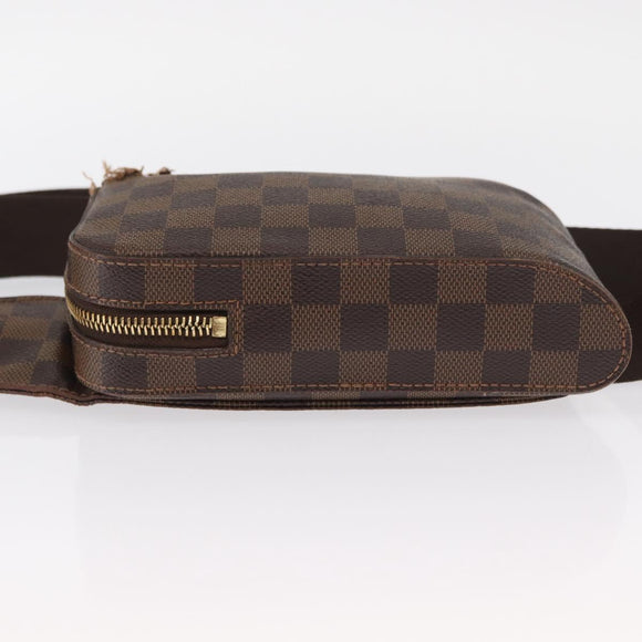LOUIS VUITTON Damier Ebene Geronimos Shoulder Bag N51994 LV Auth 155916