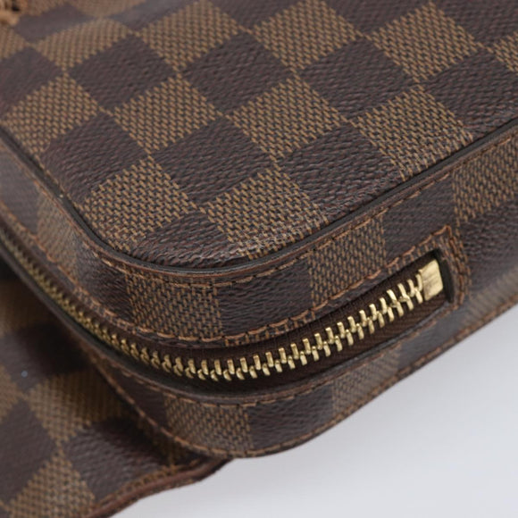 LOUIS VUITTON Damier Ebene Geronimos Shoulder Bag N51994 LV Auth 155916