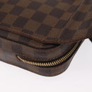 LOUIS VUITTON Damier Ebene Geronimos Shoulder Bag N51994 LV Auth 155916-18