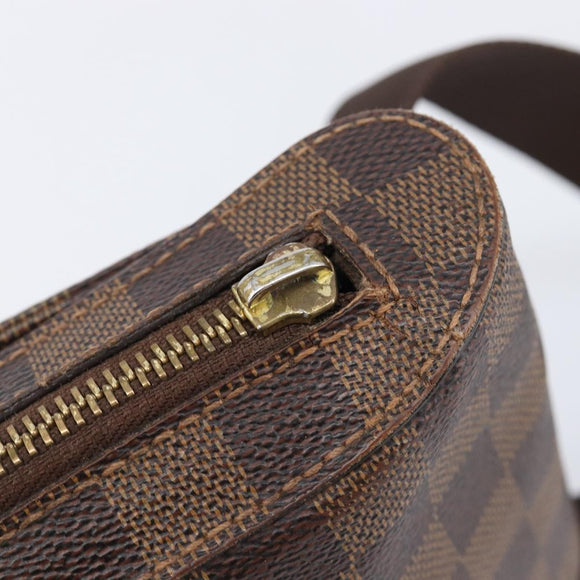LOUIS VUITTON Damier Ebene Geronimos Shoulder Bag N51994 LV Auth 155916