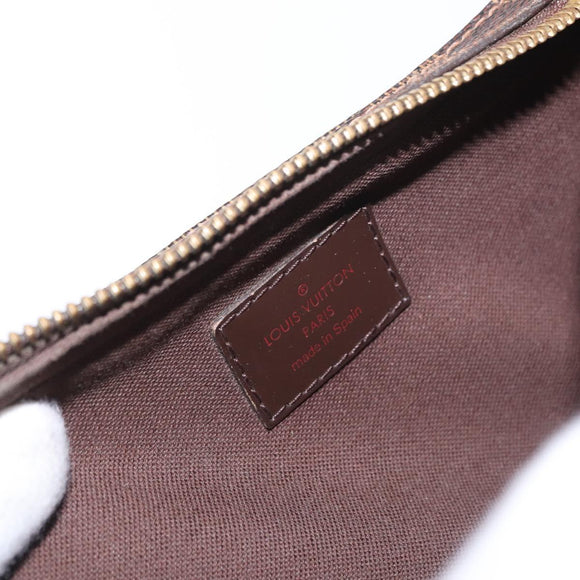 LOUIS VUITTON Damier Ebene Geronimos Schoudertas N51994 LV Auth 155916