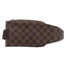 LOUIS VUITTON Damier Ebene Geronimos Shoulder Bag N51994 LV Auth 155916-2