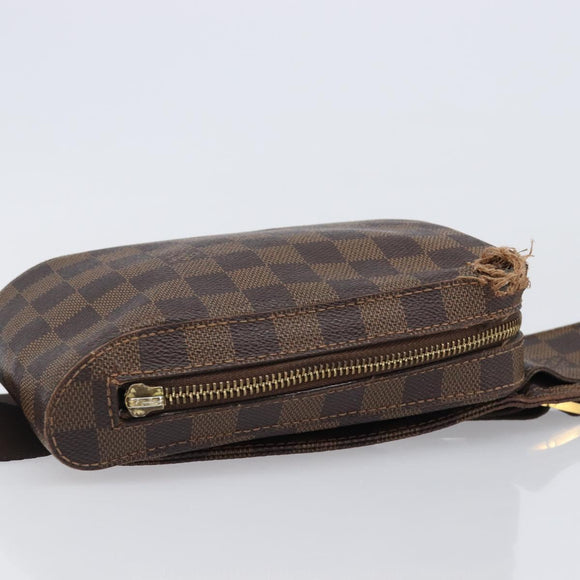 LOUIS VUITTON Damier Ebene Geronimos Shoulder Bag N51994 LV Auth 155916
