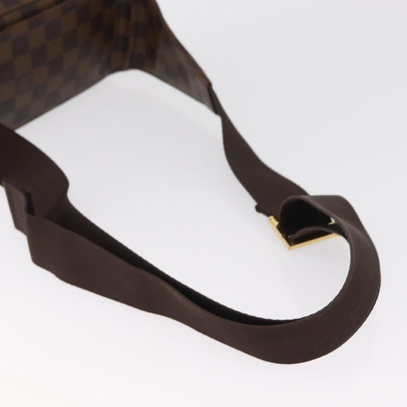 LOUIS VUITTON Damier Ebene Geronimos Schoudertas N51994 LV Auth 155916