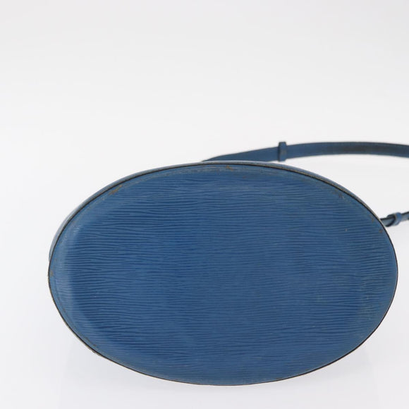 LOUIS VUITTON Epi Cluny Shoulder Bag Blue M52255 LV Auth 155917