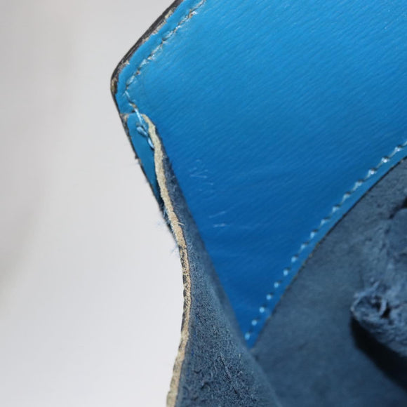 LOUIS VUITTON Epi Cluny Shoulder Bag Blue M52255 LV Auth 155917