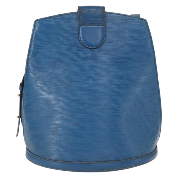 LOUIS VUITTON Epi Cluny Shoulder Bag Blue M52255 LV Auth 155917