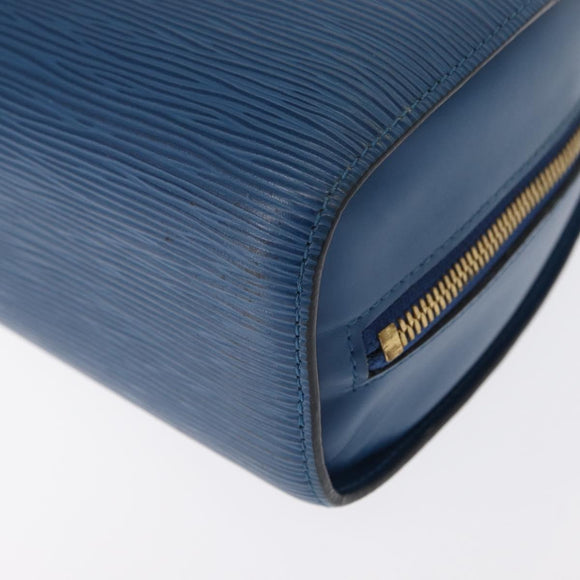 LOUIS VUITTON Epi Dauphine GM Pouch Blue M48435 LV Auth 155918