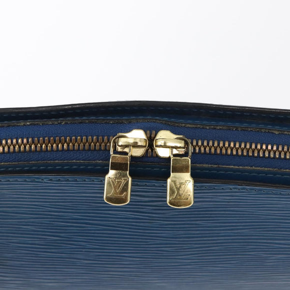 LOUIS VUITTON Epi Dauphine GM Pouch Blue M48435 LV Auth 155918