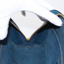 LOUIS VUITTON Epi Dauphine GM Pouch Blue M48435 LV Auth 155918-19