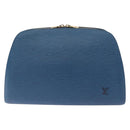 LOUIS VUITTON Epi Dauphine GM Pouch Blue M48435 LV Auth 155918-13