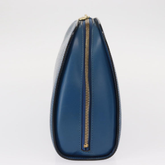 LOUIS VUITTON Epi Dauphine GM Pouch Blue M48435 LV Auth 155918