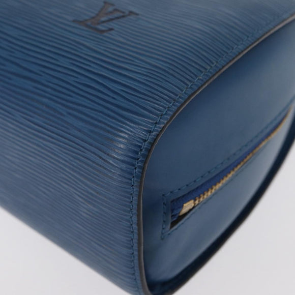 LOUIS VUITTON Epi Dauphine GM Pouch Blue M48435 LV Auth 155918