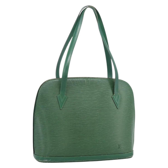 LOUIS VUITTON Epi Lussac Shoulder Bag Green M52284 LV Auth 155920